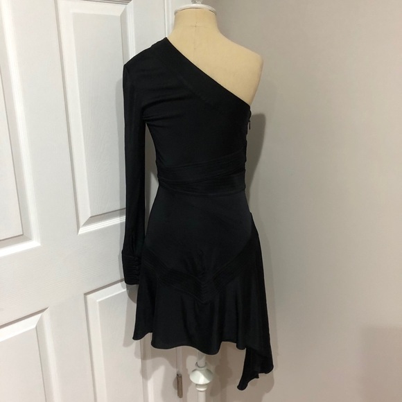 Alexis Cold Shoulder Asymmetrical Hem Rocca Dress - Picture 8 of 12